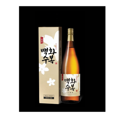 [Lotte] Korean Rice Wine Sake Baekhwaseobok  1.8L / 13% 백화수복