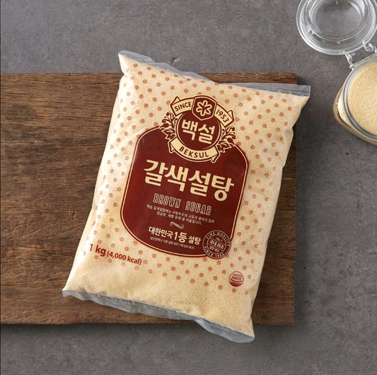 [CJ Beksul] Brown Sugar 1kg  백설 갈색 설탕