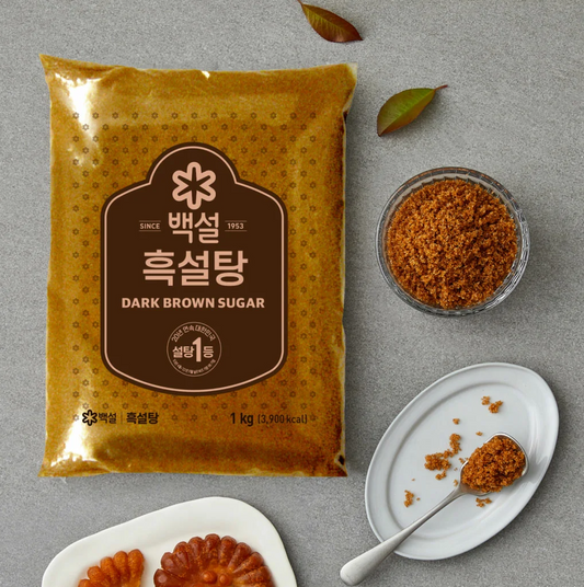 [CJ Beksul] Dark Brown Sugar 1kg 백설 흑설탕