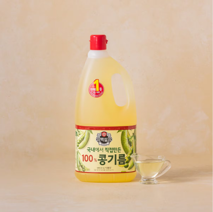 [CJ Beksul] Soy Bean Oil 900ml / 1.8L  백설 대두유