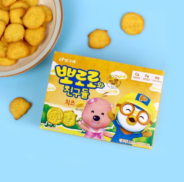 [Binggre] Pororo Biscuit for Kids 65g 빙그레 뽀로로와 친구들