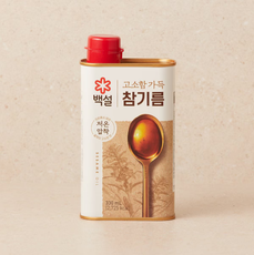 [CJ Beksul] Premium Sesame Oil 110ml/500ml 백설 고소함가득참기름