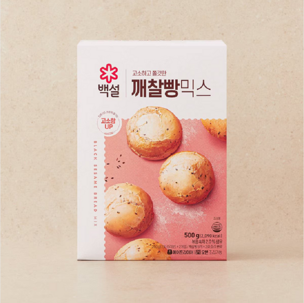 [CJ Beksul] Sesame Glutinous Bread Mix 500g 백설 깨찰빵 믹스