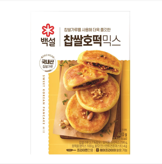 [CJ Beksul] Sweet Korean Pancake Mix 400g  백설 찹쌀 호떡믹스