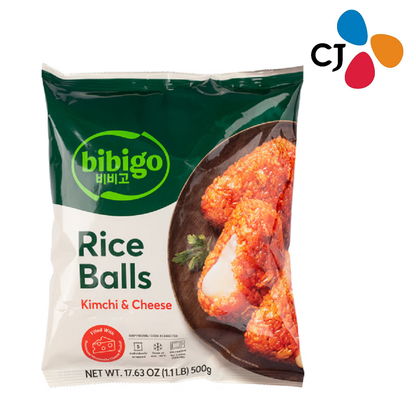 [CJ Bibigo] Fried Rice Balls Kimchi & Cheese 500g 비비고 김치치즈 주먹밥