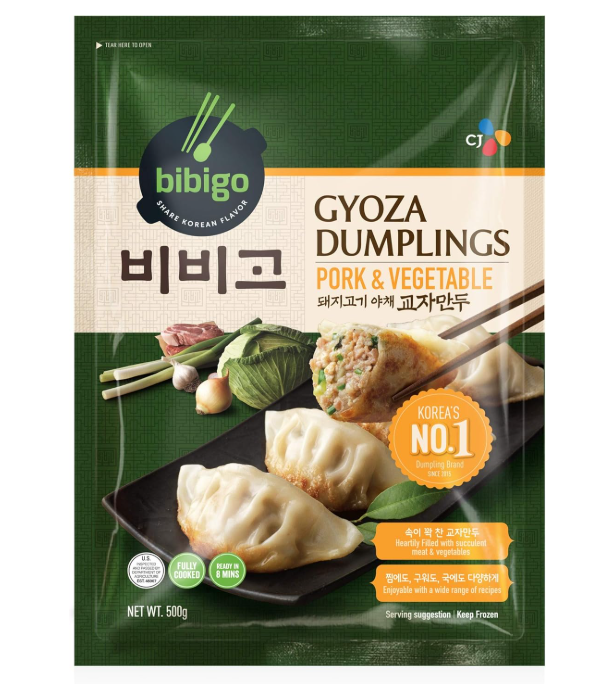 [CJ Bibigo] Gyoza Dumplings Pork & Vegetable 500g 비비고 돼지고기교자만두