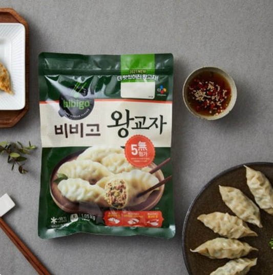 [CJ Bibigo] Mandu Pork & Vegetable Dumplings 500g 비비고 만두 왕교자