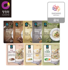 [CJW] Healthy Powdered Rice Cream Soup & Porridge 60g 청정원 분말죽/분말수프