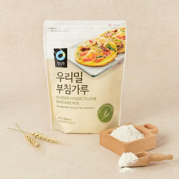 [CJW] Korean Wheat Flour Pancake Mix 450g  청정원 우리밀 부침가루