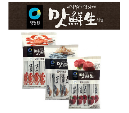 [CJW] One Master Chef Seasoning Powder Stick 10gx8T  청정원 스틱조미료세트