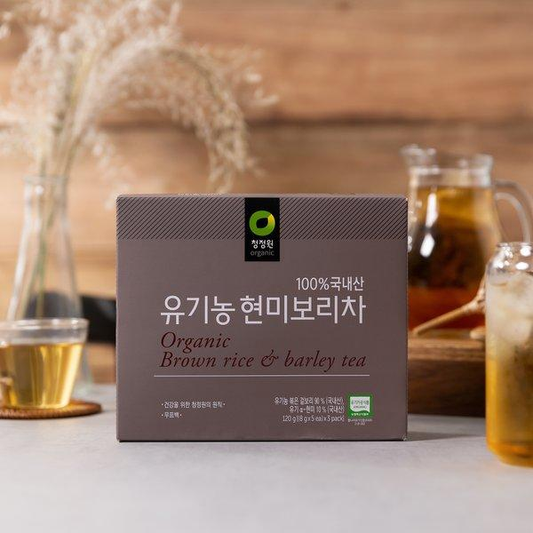 [CJW] Organic Brown Rice & Barley Tea 120g [청정원] 유기농 현미보리차