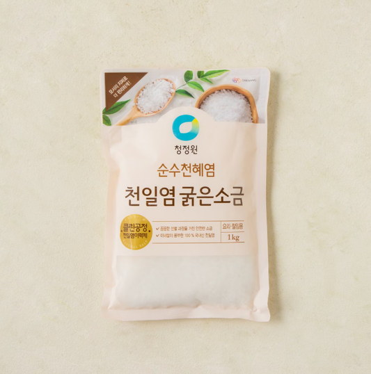 [CJW] Sea Salt (Course) 1kg / 2.5kg  청정원 굵은 소금 (천일염)