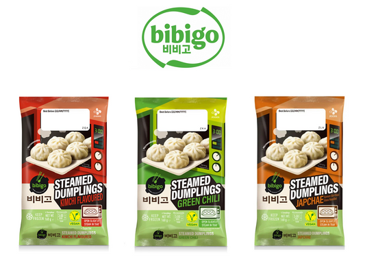 [CJ Bibigo] Korea Steamed Dumplings (Green Chilli /Japchae/Kimchi) 168g 비비고 찐만두 3종