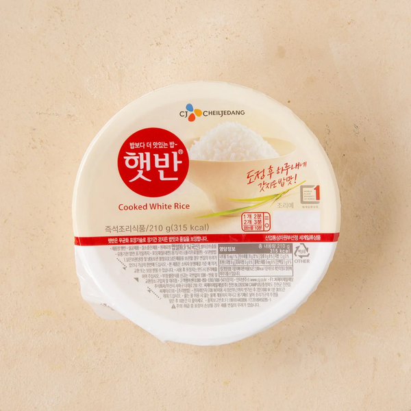 [CJ] Cooked White Rice 210g  CJ 햇반 실속형 6*6