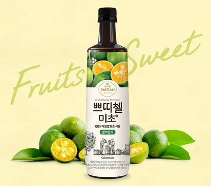 [CJ] Petitzel Micho Fruit Vinegar Drink 900ml 쁘띠첼미초 과일 발효초