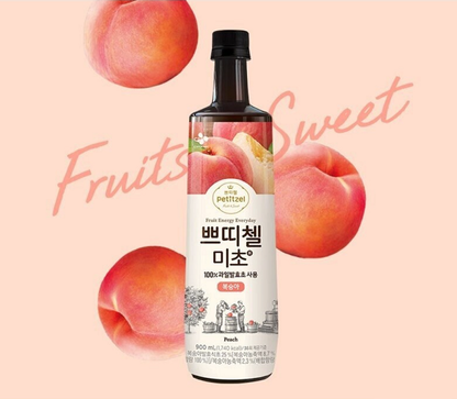 [CJ] Petitzel Micho Fruit Vinegar Drink 900ml 쁘띠첼미초 과일 발효초