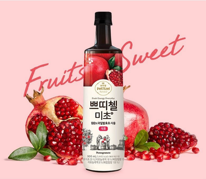 [CJ] Petitzel Micho Fruit Vinegar Drink 900ml 쁘띠첼미초 과일 발효초