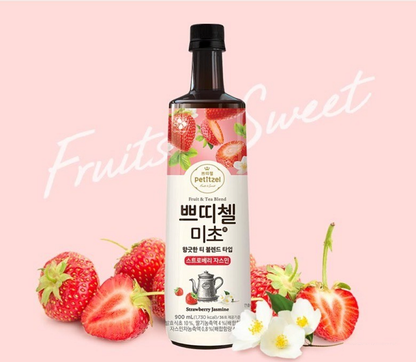 [CJ] Petitzel Micho Fruit Vinegar Drink 900ml 쁘띠첼미초 과일 발효초