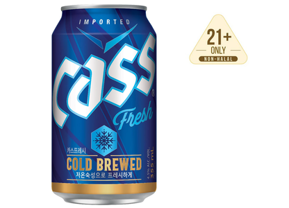 Cass Fresh Cold Brewed 330ml / 640ml  4.5% 카스비어