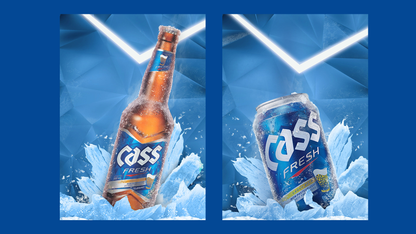 Cass Fresh Cold Brewed 330ml / 640ml  4.5% 카스비어