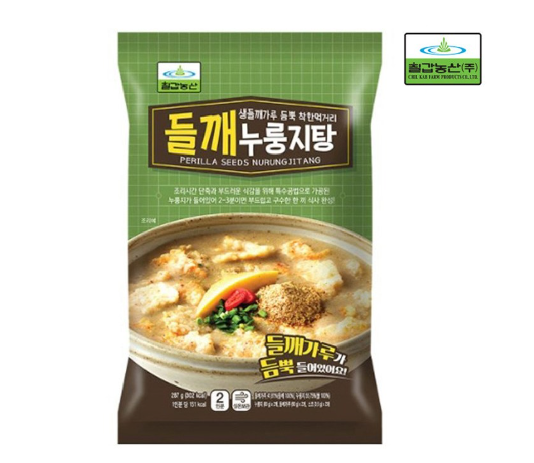 [Chilgap Nongsan] Perilla Handmade Sujebi / Kalguksu / Nurungji Soup (베스트쇼핑 칠갑농산 들깨 수제비, 칼국수, 누룽지탕)