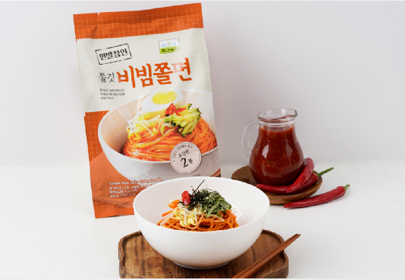 [Chil Kab] Spicy & Sweet Chewy Noodle 424g칠갑 면발장인 쫄깃 비빔쫄면