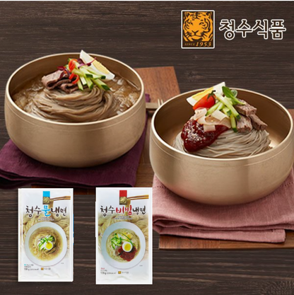 Choung Soo Mul Naengmyeon Buckwheat Cold Noodle with Soup base 720g  청수식품 물냉면