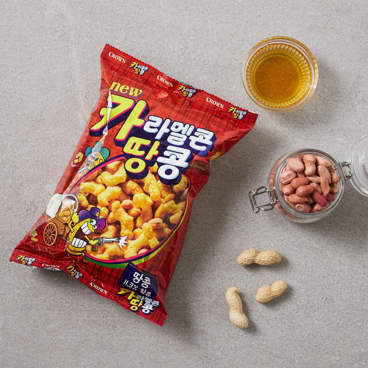 [Crown] Caramel Corn Peanut 72g 크라운 카라멜 땅콩