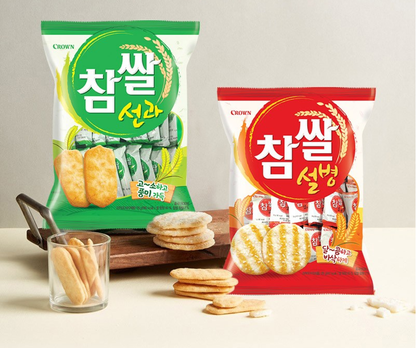 [Crown] Chamssal Selbyeong 128g 크라운  참쌀설병