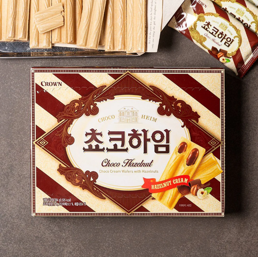 [Crown]Choco Heim Choco Hazelnut Cream Wafers 47g/142g 크라운 쵸코하임