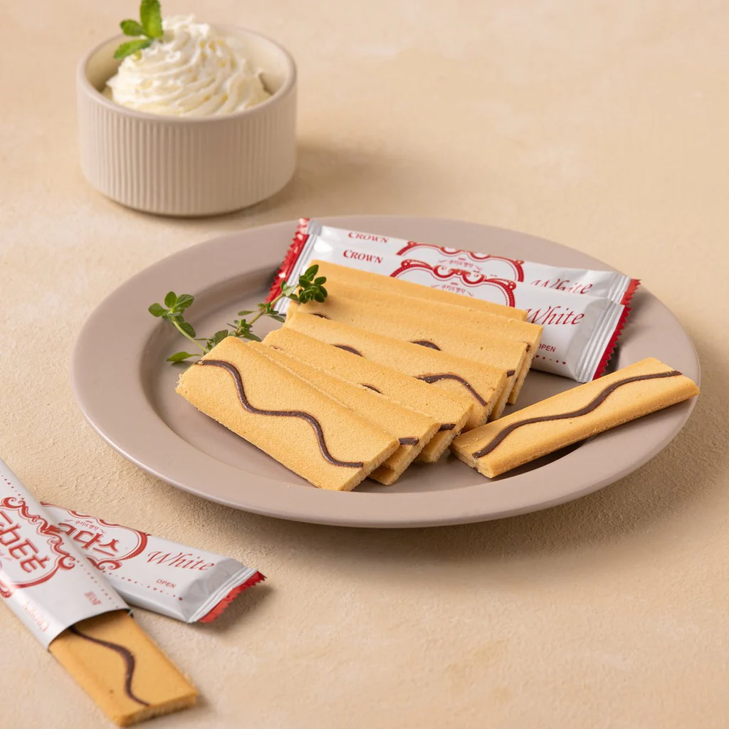 [Crown] Couque D'asse White Torte Cookies 77g/128g  크라운 쿠크다스 화이트토르테