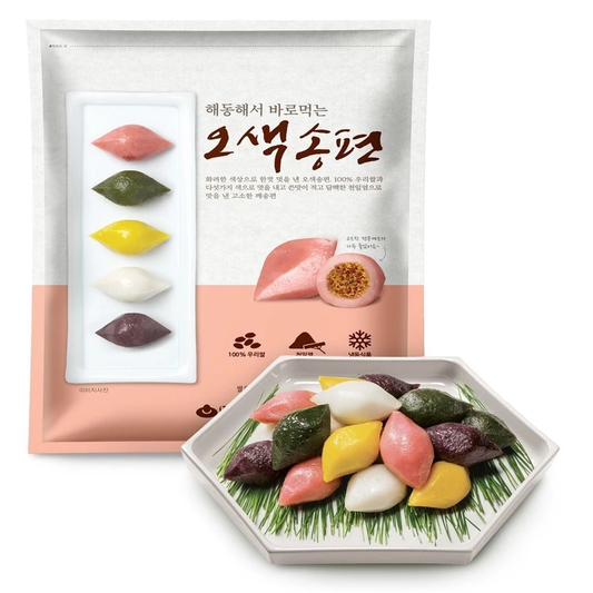 [Daedoo] Korea Traditional Rice Cake Songpyeon (Mixed) 625g 대두 오색송편