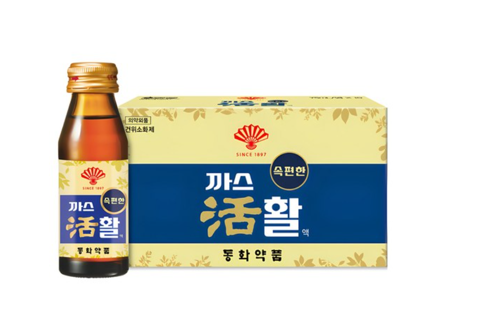 [DongHwa] Relief Gas Digestive Drink 75ml 동화 까스활 (병)