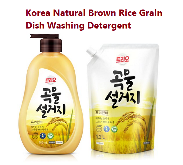 [Aekyung] Natural Brown Rice Grain Dish Detergent 트리오 곡물설거지 우리현미 주방세제