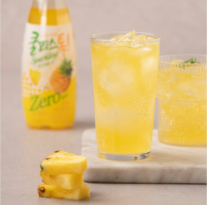 [Dongwon] Coolpis Zero Sparkling Peach / Pineapple Juice 340ml 동원 쿨피스톡 제로