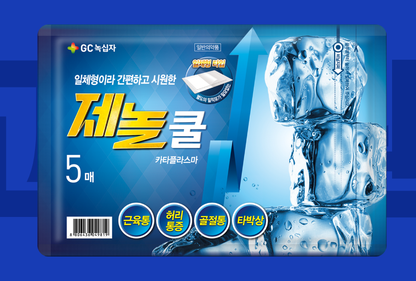 [Greencrosswb] Korea Muscle Joint Pain Relief Plaster Zenol Cool / Warm 5pcs| GC녹십자 제놀