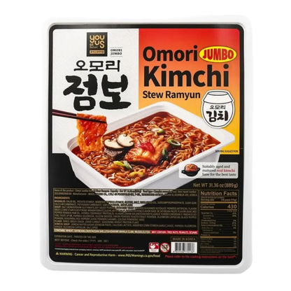 [GS25] Jumbo Omori Kimchi Stew Ramen 889g  [GS25] 점보 오모리 김치찌개 라면