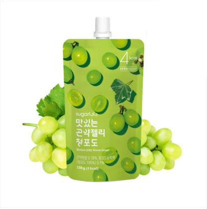 [GS25] Sugarlolo Konjac Jelly Lychee/Green Grape/Peach/Apple/Mango/Pomegranate/Yogurt 150g 슈가로로 곤약젤리