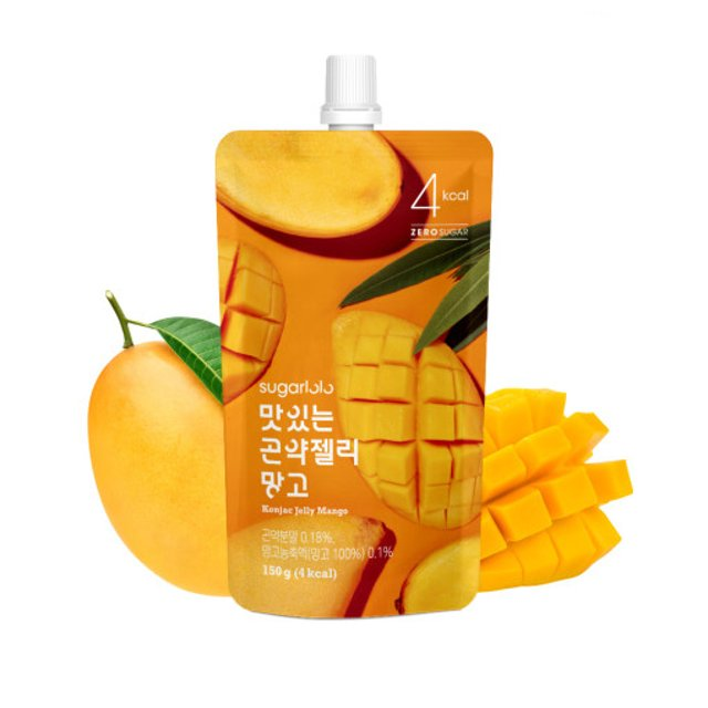 [GS25] Sugarlolo Konjac Jelly Lychee/Green Grape/Peach/Apple/Mango/Pomegranate/Yogurt 150g 슈가로로 곤약젤리