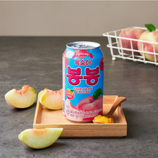 [Haitai] Bonbon Peach Juice 340ml  해태 봉봉 복숭아