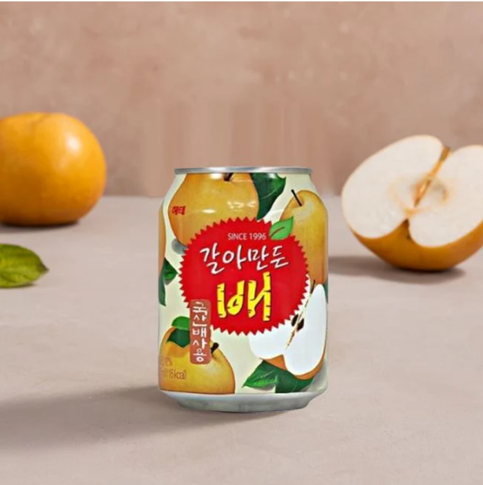 [Haitai] Crushed Pear Juice 238ml / 1.5L  해태 갈아만든 배 캔