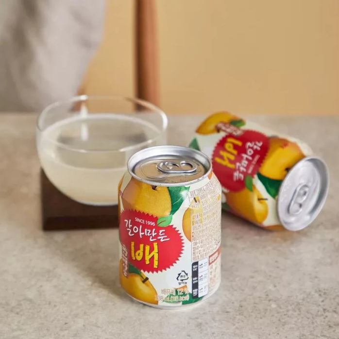 [Haitai] Crushed Pear Juice 238ml / 1.5L  해태 갈아만든 배 캔