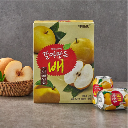 [Haitai] Crushed Pear Juice 238ml / 1.5L  해태 갈아만든 배 캔