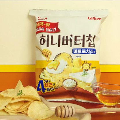 [Haitai] Honey Butter Chip Quattro Cheese 55g 허니버터 칩 콰트로치즈맛