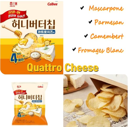 [Haitai] Honey Butter Chip Quattro Cheese 55g 허니버터 칩 콰트로치즈맛