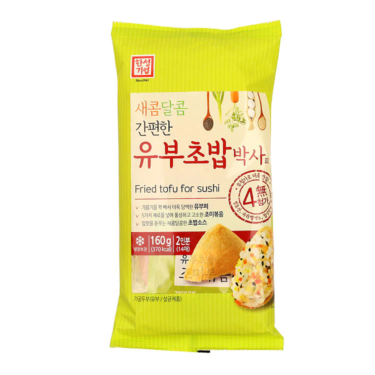 [Hansung] Fried Tofu for Inari Sushi 160g  한성 유부초밥박사