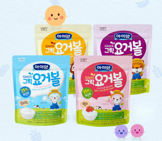 [Ildong Foodis] Baby/Kids Greek Yogurt Ball 20g 아이밀 그릭요거볼