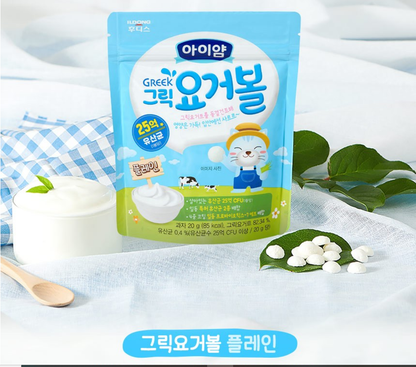 [Ildong Foodis] Baby/Kids Greek Yogurt Ball 20g 아이밀 그릭요거볼