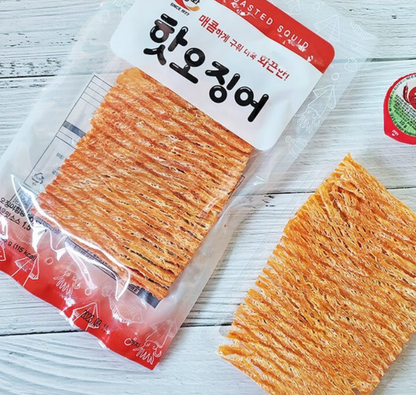 [Jeonghwa] Grilled Roasted Squid Snack 35g  정화 맥반석오징어