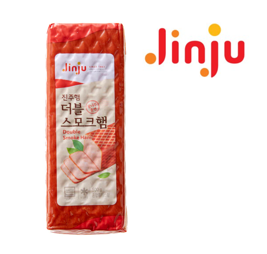 [Jinju] Korea Double Smoke Ham 500g  진주 더블 스모크햄